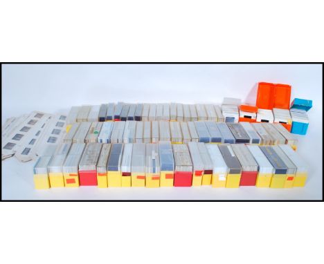 A large collection of vintage 35mm photographic slides dating to the 20th Century.&nbsp;Various views, including architectura