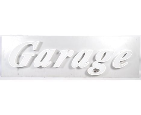 A late 20th century 1990's contemporary retro car motoring point of sale showroom advertising sign plastic front form a light