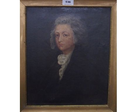 BRITISH SCHOOL Portrait of a nobleman, oil on canvas, 36 x 29cm Condition Report: Available upon request