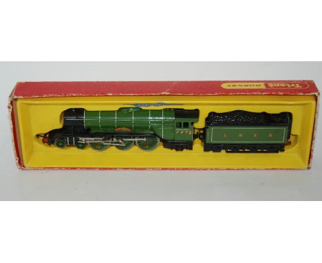 A Tri-ang Hornby R.855N LNER Flying Scotsman, Hornby "Seagull" and a collection of other model locos, coaches etc Condition R