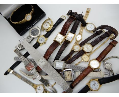 Ladies and gents fashion watches to include Rotary, Oris, limit etc Condition Report: Not available for this lot