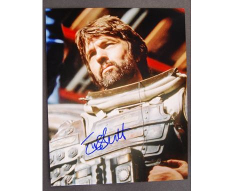 Tom Skerritt - American Actor - rare signed 8x10" colour photograph of Skerritt in ' Alien '. Signed in blue ink to a light p