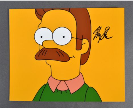 Harry Shearer - American Actor &amp; Voice Actor - a full colour 8x10" colour photograph of Ned Flanders from The Simpsons (v