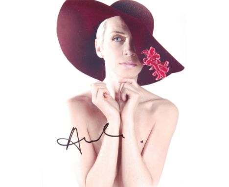Annie Lennox - Scottish singer / songwriter - Eurythmics -&nbsp; autographed 8x10" colour photograph. Signed in black ink to 