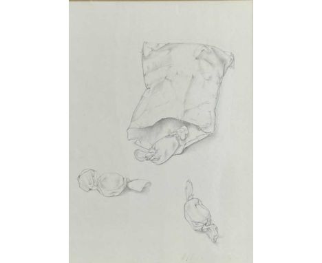 *Richard Chopping (1917-2008) pencil sketch - "A bag of toffees", 38cm x 28cm, in glazed frameProvenance: Michael and Valerie