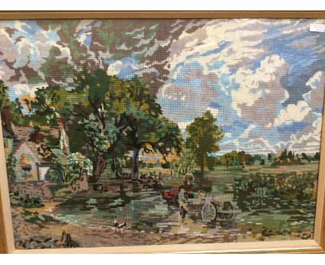 Large tapestry of the Haywain