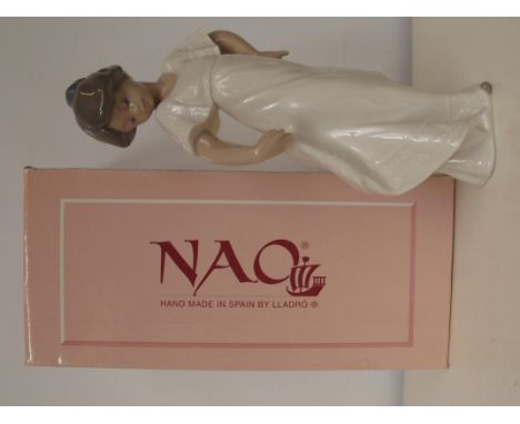 Nao figure of a girl, with original box, height 22cm