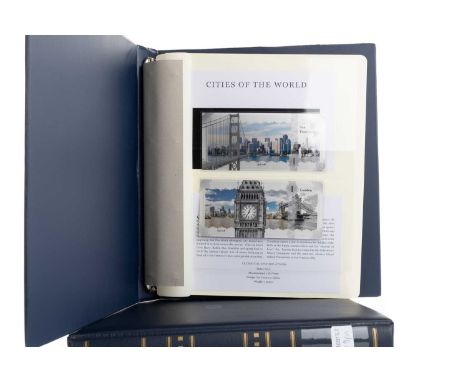 CITIES OF THE WORLD SILVER BANK NOTE COLLECTION including San Francisco, London, Paris, Hng Kong, Kuala Lumpur, Singapore, Sy