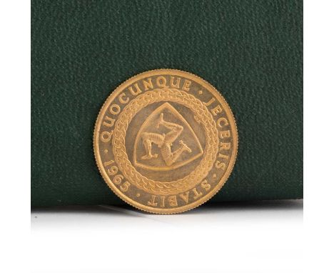 QUEEN ELIZABETH II, BICENTENARY OF THE REVESTMENT ACT 1965, HALF SOVEREIGN  in twenty two carat gold, obverse with a portrait