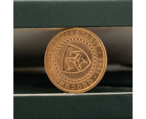 QUEEN ELIZABETH II, BICENTENARY OF THE REVESTMENT ACT 1965, SOVEREIGN in twenty two carat gold, obverse with a portrait of Qu