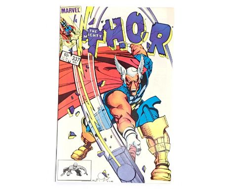 Marvel Comics&nbsp;The&nbsp;Mighty Thor #337 (1983), First Appearance of Beta Ray Bill.&nbsp;&nbsp;Bronze&nbsp;Age, bagged &a