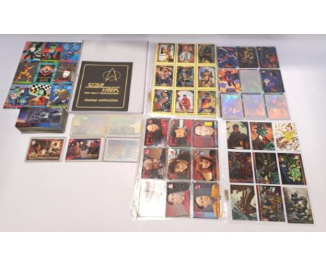 Skybox, FPG Cards &amp; Similar, a Mixed Group of TV &amp; Film Trading Cards. Includes Star Trek, Marvel Comics, Independenc