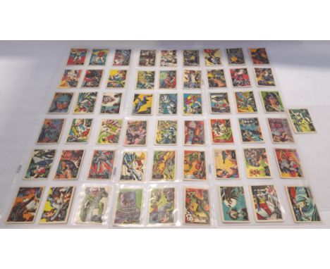 A&amp;BC, a Complete Collection of 1966 Batman Trading Cards 55/55 (Black Bat Symbol Version). Although unchecked for correct