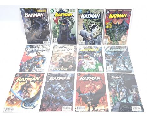 DC, Batman #608 to #619, &ldquo;Hush&rdquo; Complete Comics Story Arc. &nbsp;First Appearance of Hush. &nbsp;Modern Age, a ba