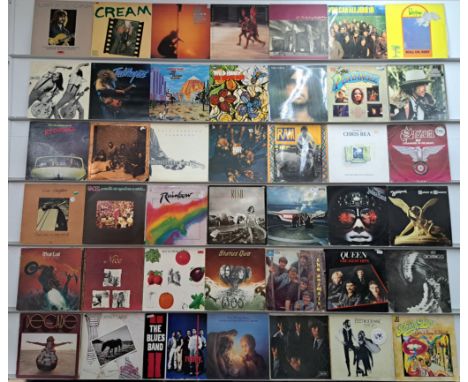 A collection of 40+ Classic Rock LPs, to include; Judas Priest, Saxon, Steely Dan, Fleetood Mac, The Rolling Stones, Neil You