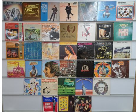A collection of 35+ Classic Pop/Easy Listening LPs, to include artists, Neil Diamond, Frank Sinatra, Fats Domino, Liza Minnel