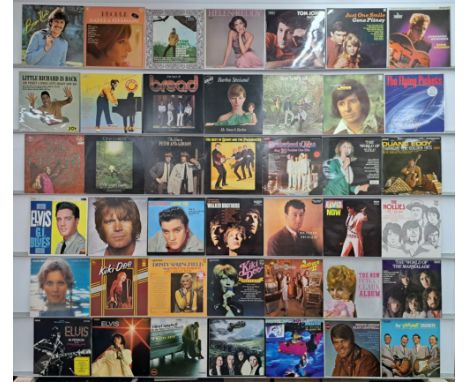 A large collection of 100+ Classic Pop/Rock &amp; Roll LPS/boxsets/7" singles, to include artists; Elvis Presley, Olivia Newt