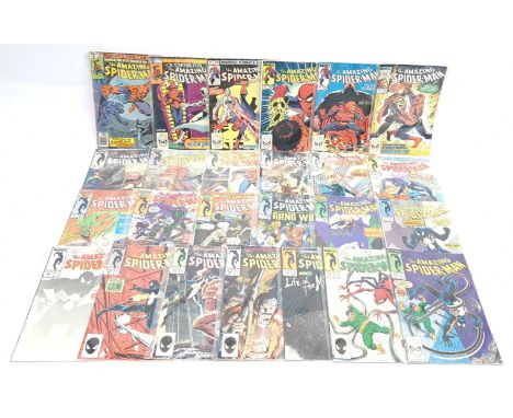 Marvel, The Amazing Spider-man, Bronze &amp; Copper Age Comics. &nbsp;Includes #265 First Appearance of Silver Sable, #290 Pe