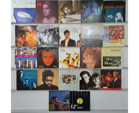 A collection of 40+ mixed genre LPs,12" &amp; 10", to include artists; Bryan Ferry, Alexander O'Neal, Human League, Aztec Cam