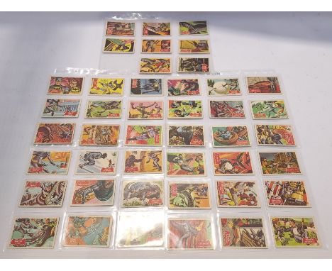A&amp;BC, a Complete Collection of 1966 Batman A Series Trading Cards 44/44 (Red Bat Symbol Variant) Although unchecked for c