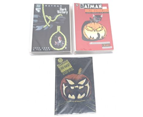 DC, Batman: Dark Victory &amp; The Long Halloween, Complete Comics Mini-Series &amp; related. &nbsp;Consisting of Batman: Dar
