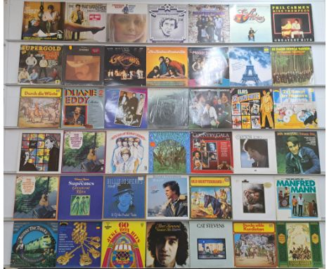 A large collection of mixed genre LPs and 7" Singles, to include artists; The Rolling Stones, Creedence Clearwater Revival, M
