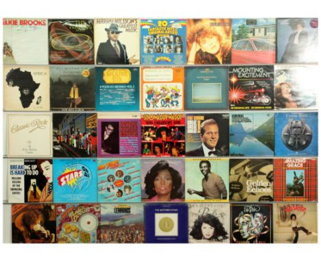 A collection of Easy Listening, Popular Chart LPs and 78s Vinyl. Includes artists: Pat Boon, Buddy Holly, Elkie Brookes, Elvi