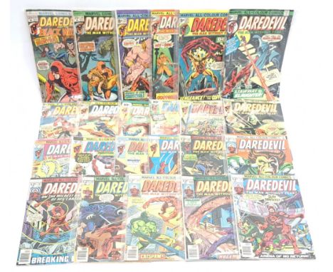 Marvel, Daredevil, Bronze Age Comics. &nbsp;Includes #132 &amp; #141 Second &amp; Third Appearances of Bullseye. &nbsp;A bagg