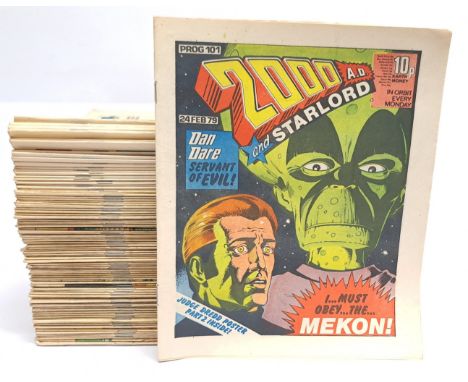 2000AD Comics Progs #101 to #200 Consecutive Run (1979/81).&nbsp; Includes #127 First 2000AD and Tornado &amp; #167 First App