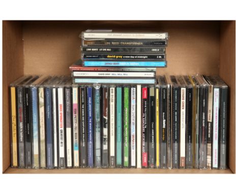 A collection of Male Artists CD Albums and CD Singles. Includes artists: Robbie Williams, James Blunt, David Gray, Leonard Co