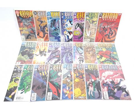 DC Comics, Batman Beyond (Vol .2) #1 to #22 Consecutive Run&nbsp;(Batman of the Future). &nbsp;First on-going series. &nbsp;M