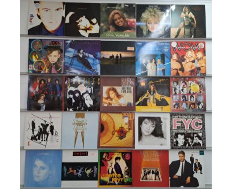 A collection of 45+ Pop/Pop Rock LPs, to include artists; Kate Bush, Madonna, Spandau Ballet, Culture Club, Bee Gees, ABBA, A