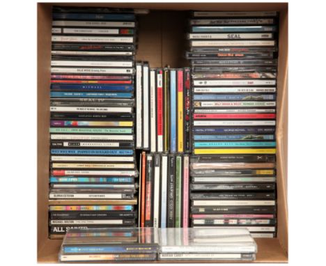 A collection of 1990's Pop Chart CD Albums and CD Singles. Includes artists: Michael Jackson, Pet Shop Boys, Wet Wet Wet, Mic