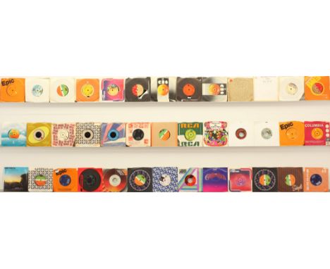 A collection of 1970's Pop &amp; Rock 7" Singles to include artists; Hawkwind, 10cc, Electric Light Orchestra, The Dave Clark