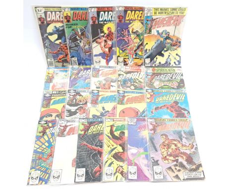 Marvel Comics, Daredevil, Frank Miller (Writer/Artist) issues. &nbsp;Includes #158 Frank Miller run begins, #176 First Appear