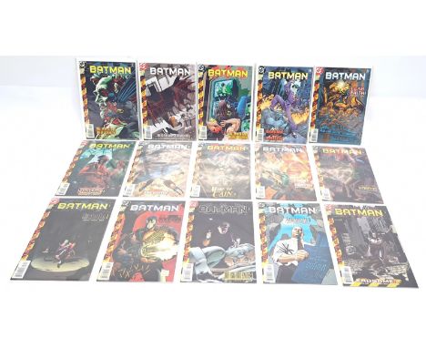 DC Comics, Batman #560 to #574, &ldquo;No Man&rsquo;s Land&rdquo; related issues. &nbsp;Includes #567 First Appearance of Cas