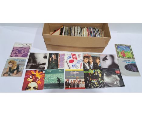 A large collection of Rock/Pop 7" singles, to include artists; The B-52's, Marc Almond, Micheal Jackson, Prince, Grace Jones,