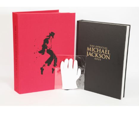 The Official Michael Jackson Opus Book. Published in 2009 by Opus. Black hardback book housed in a red outer case and with se