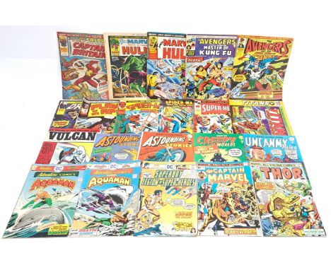 DC, Marvel &amp; Alan Class, Superhero &amp; Science Fiction Comics, First Appearance of Captain Britain. &nbsp;Includes Capt