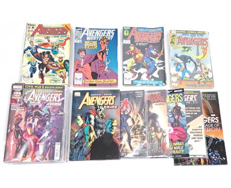 Marvel, The Avengers Comics &amp; Graphic Novels. &nbsp;Includes Avengers West Coast, Avengers Spotlight &amp; Avengers Unive