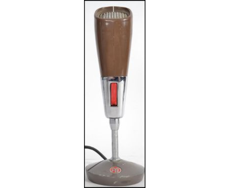 A vintage 20th century mid century Pye enamel two tone microphone PTC Type Z