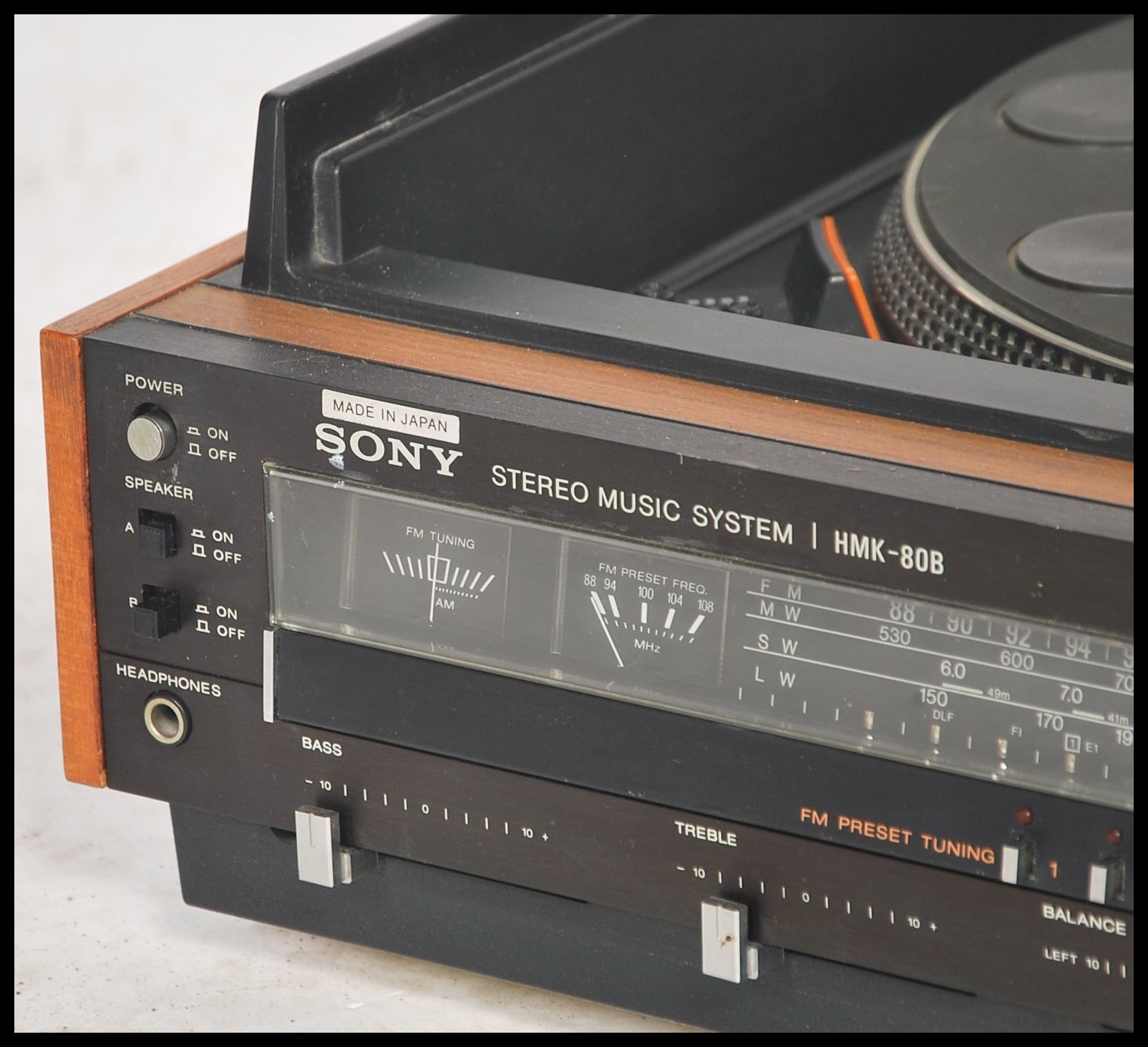 A Vintage 1970's Sony Hi-fi System Model No HMk-80B Direct Drive Having ...