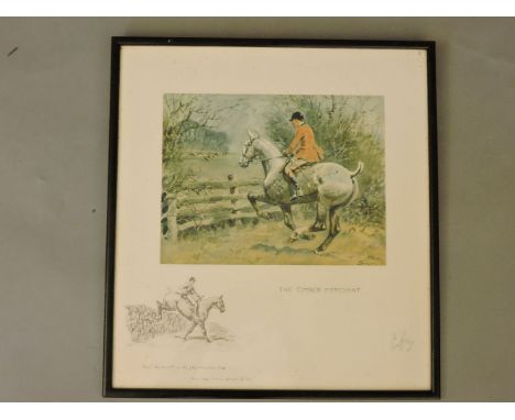 SnafflesTHE TIMBER MERCHANT Signed in pencil, print