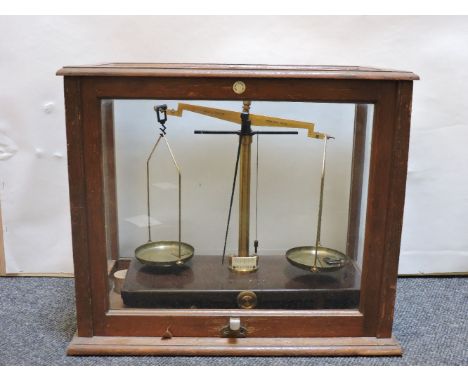A cased set of Griffin & Tadlock scales