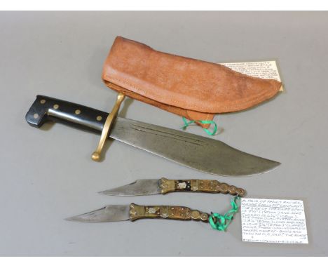 A Collins No 18 Carlson's Raider 'Gung Ho' knife, these were originally issued to the 2nd Raider Battalion USMC in 1942, the 