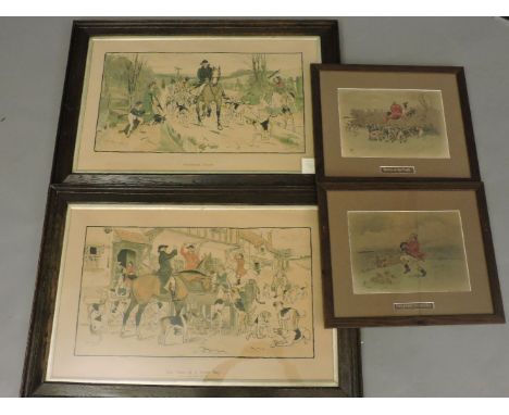 Cecil AldinHOMEWARD BOUND;CLOSE OF A GOOD DAYTwo chromolithographed prints by Clifford and Co, in oak frames; anda further pa