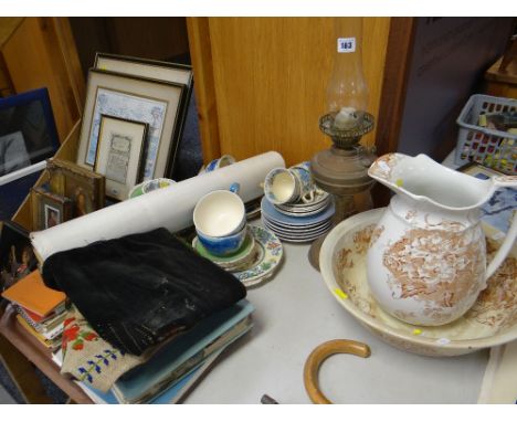 ASSORTED CHARITY ITEMS to include paintings, prints, model fire engine and other items,  (proceeds to Air Ambulance Cymru)