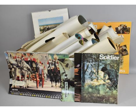 A Collection of Various Vintage and Contemporary Advertising Posters, Calendars Etc 