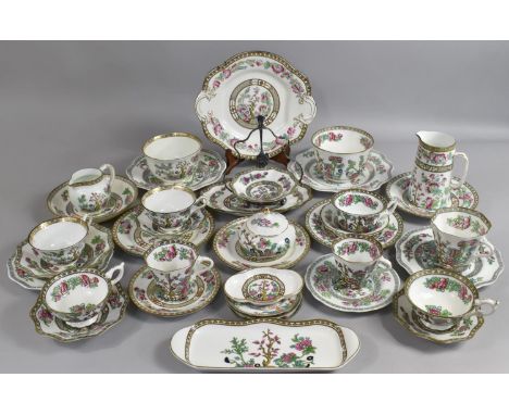 A Collection of Various Coalport Indian Tree to include Cups, Saucers, Side Plates Etc 
