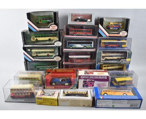 A Collection of Various Boxed Diecasts to include Corgi Buses Etc 